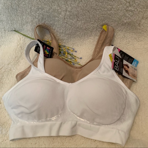 Bali Other - BALI COMFORT REVOLUTION BRAS SET OF 2 SIZE M NWT!